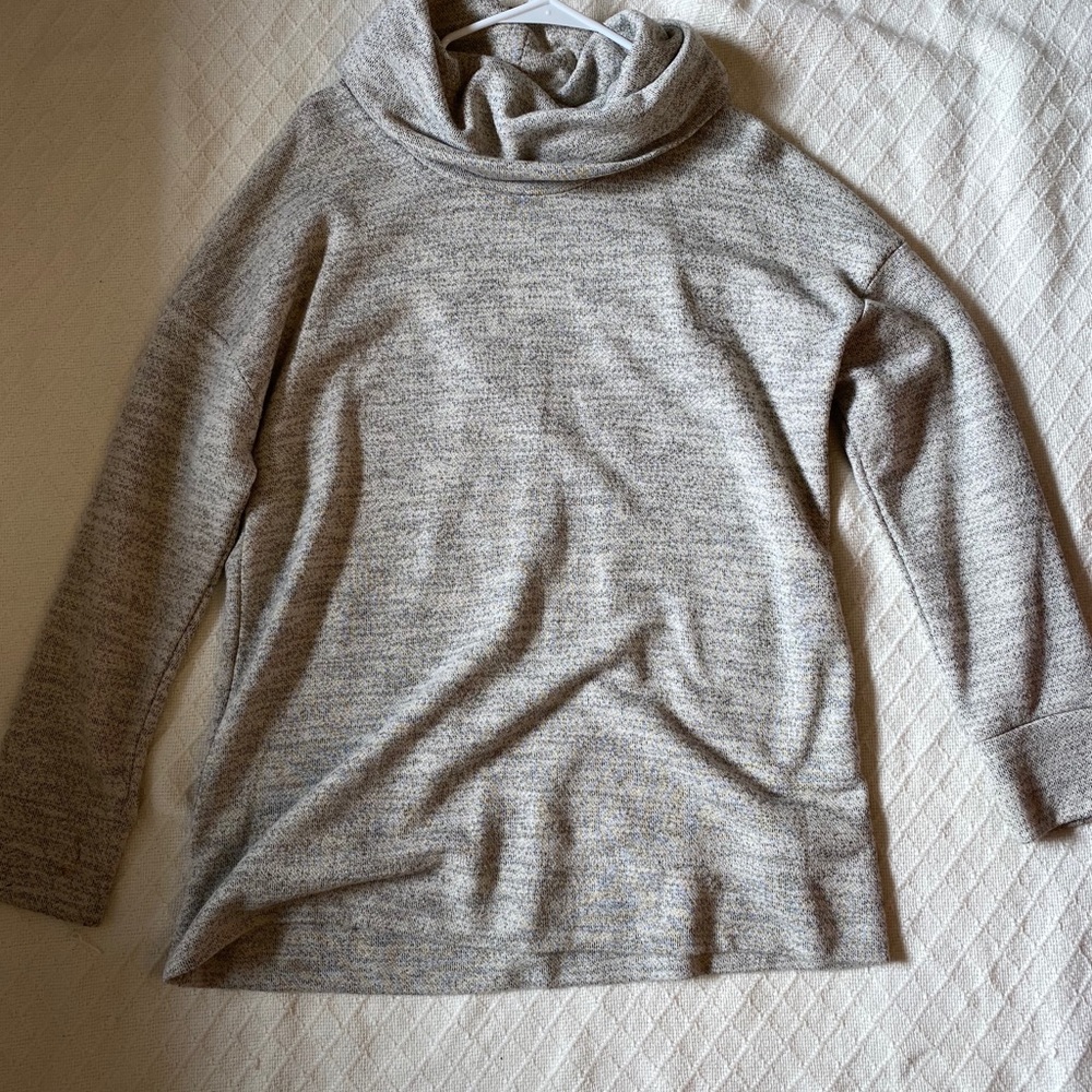 Turtle neck sweater dress
